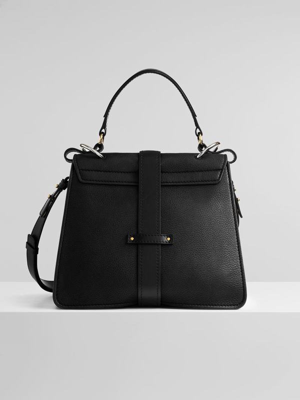 Chloé Bolsos Mujer Aby Day Negras Suede Cowhide SEFB43217